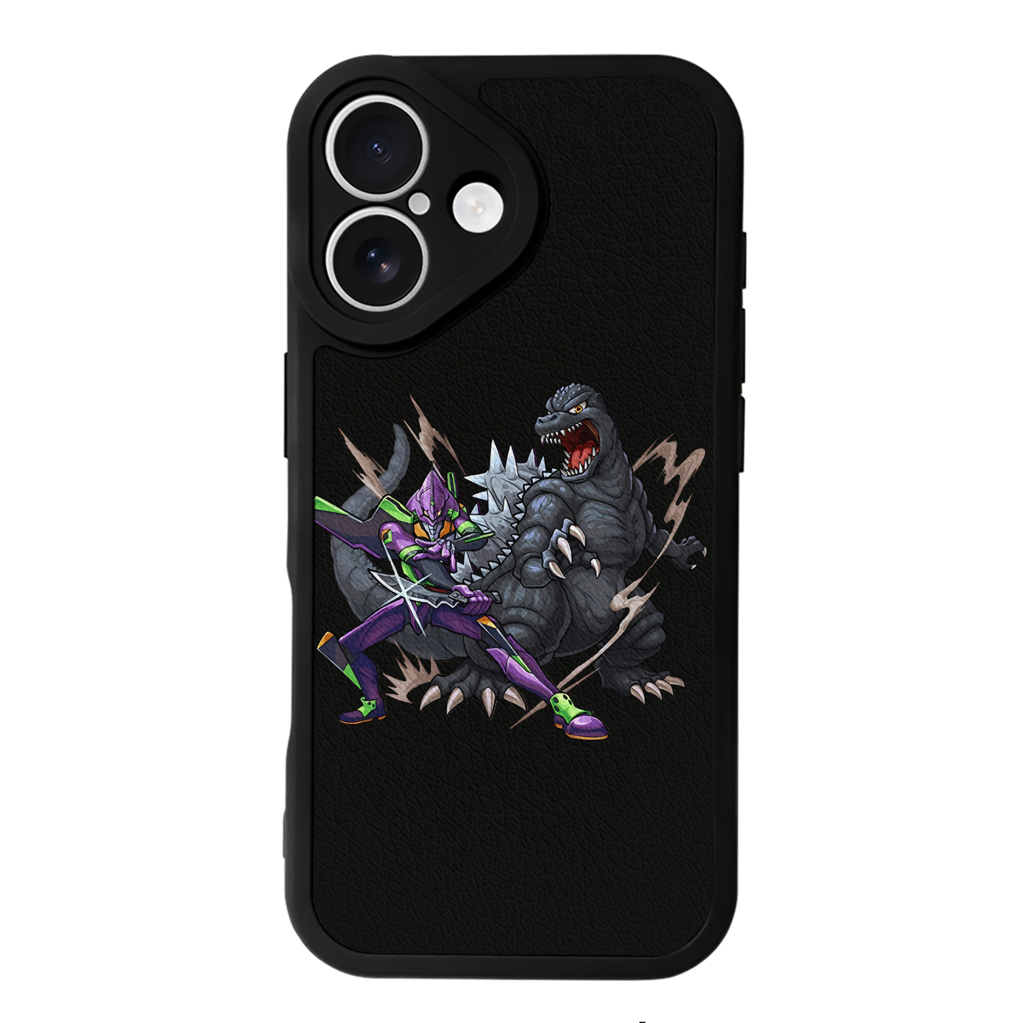 （画像用） EVA 新世紀エヴァンゲリオン 【iPhone 16シリーズ対応】シリコンスマホケース（レザー調） 材質：シリコン